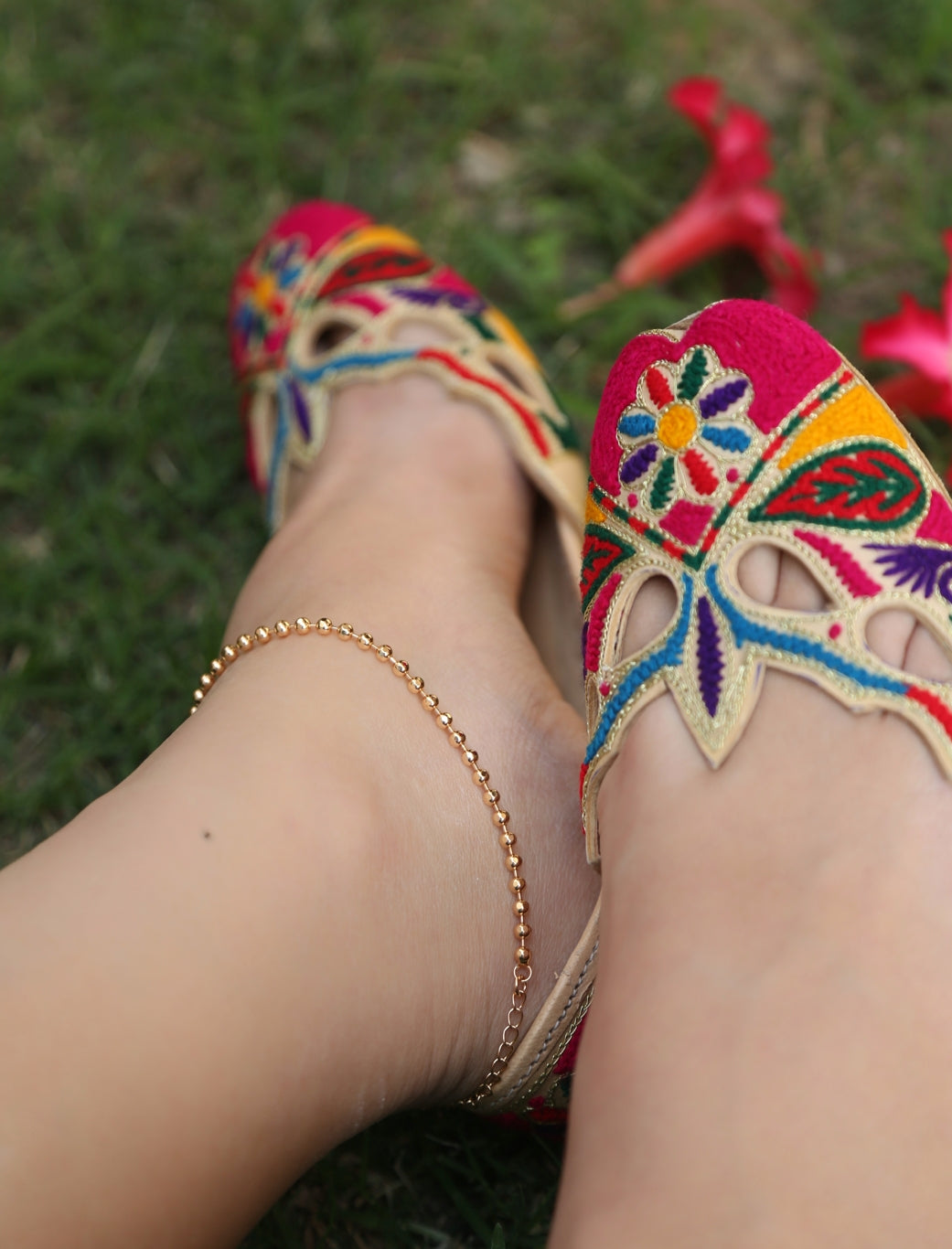 Classic Beaded Anklet