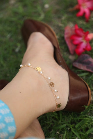 Fleur Charm Anklet