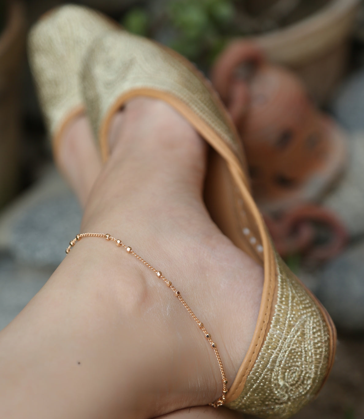 Dainty Gold Anklet