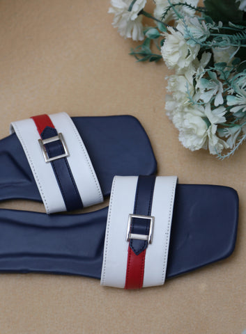 Buckle Slides (Blue)