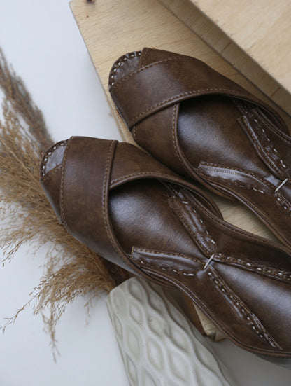 Elegance Peeptoes (Brown)